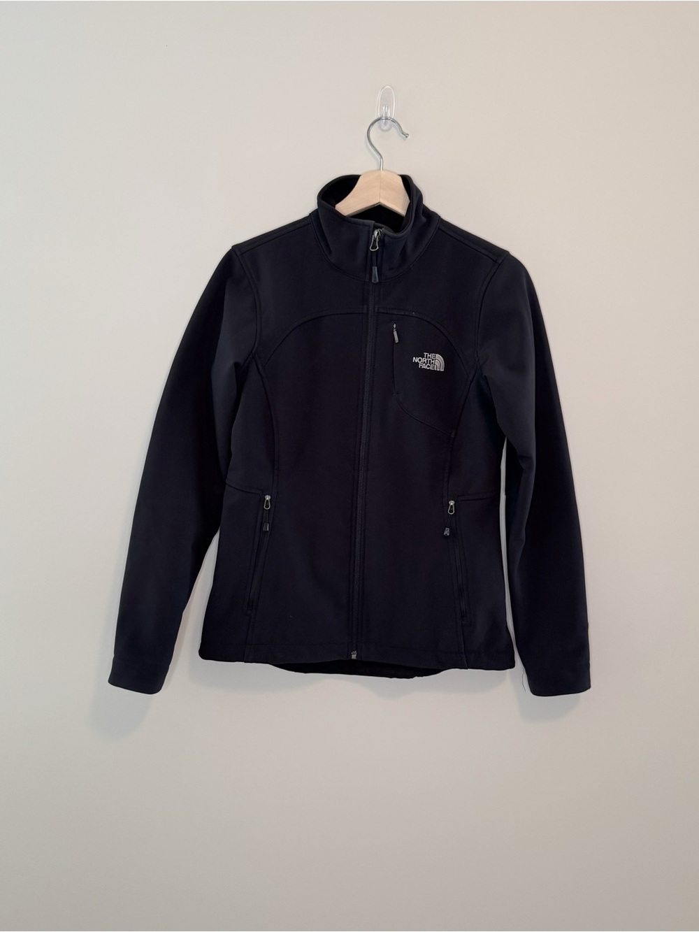 The North Face Women's Apex Bionic Jacket Black Windwall C771 Size S